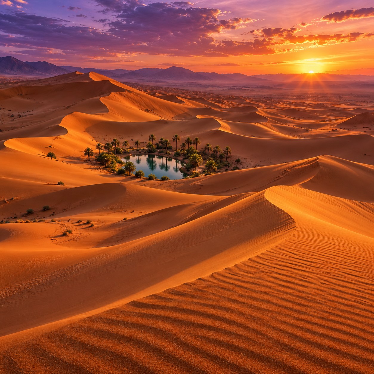 Desert oasis