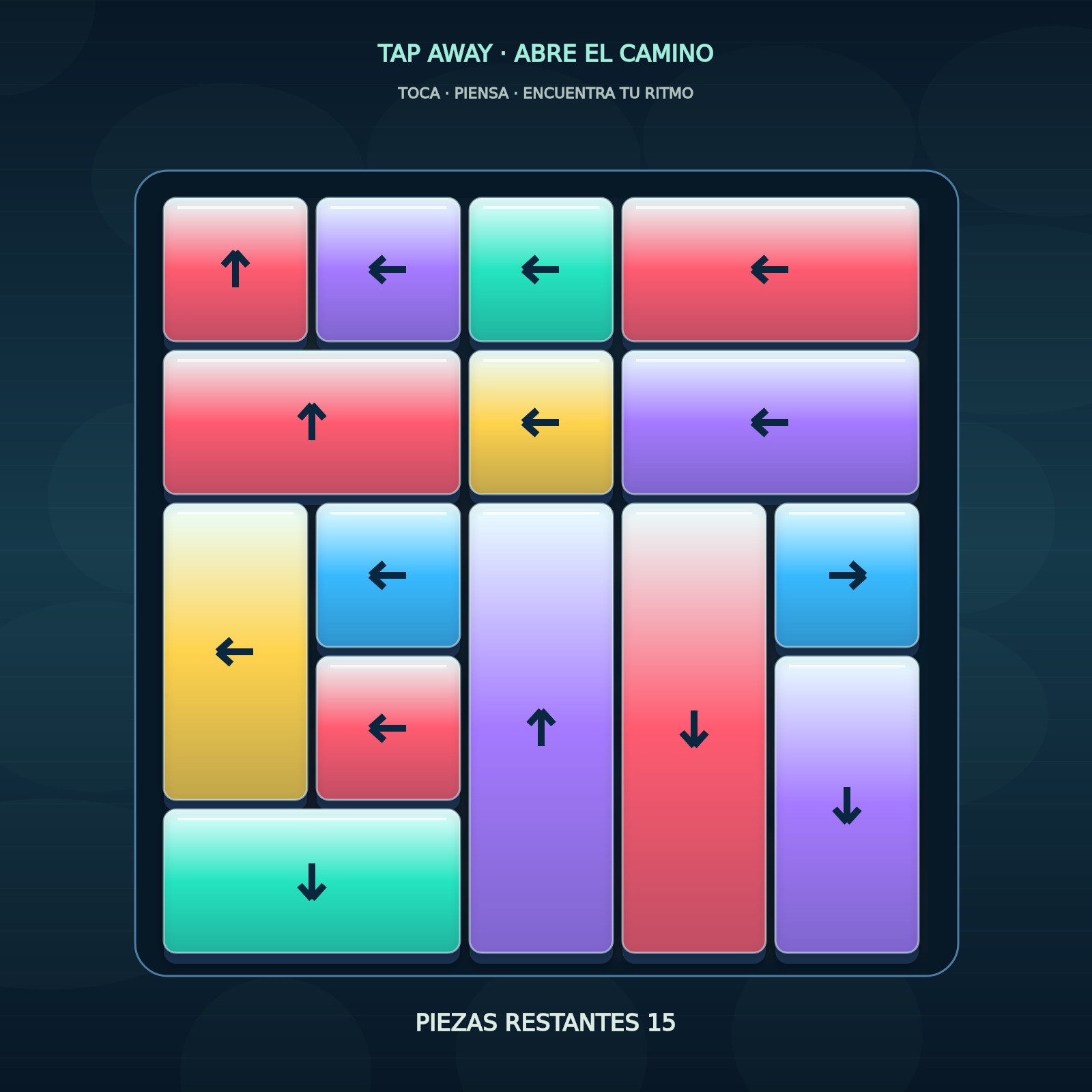 Captura de partida de Tap Away